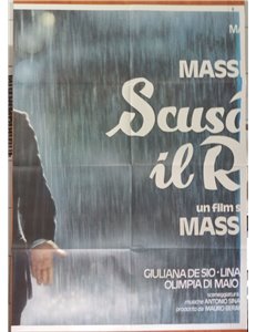 SCUSATE IL RITARDO Manifesto cinematografico originale 6F
