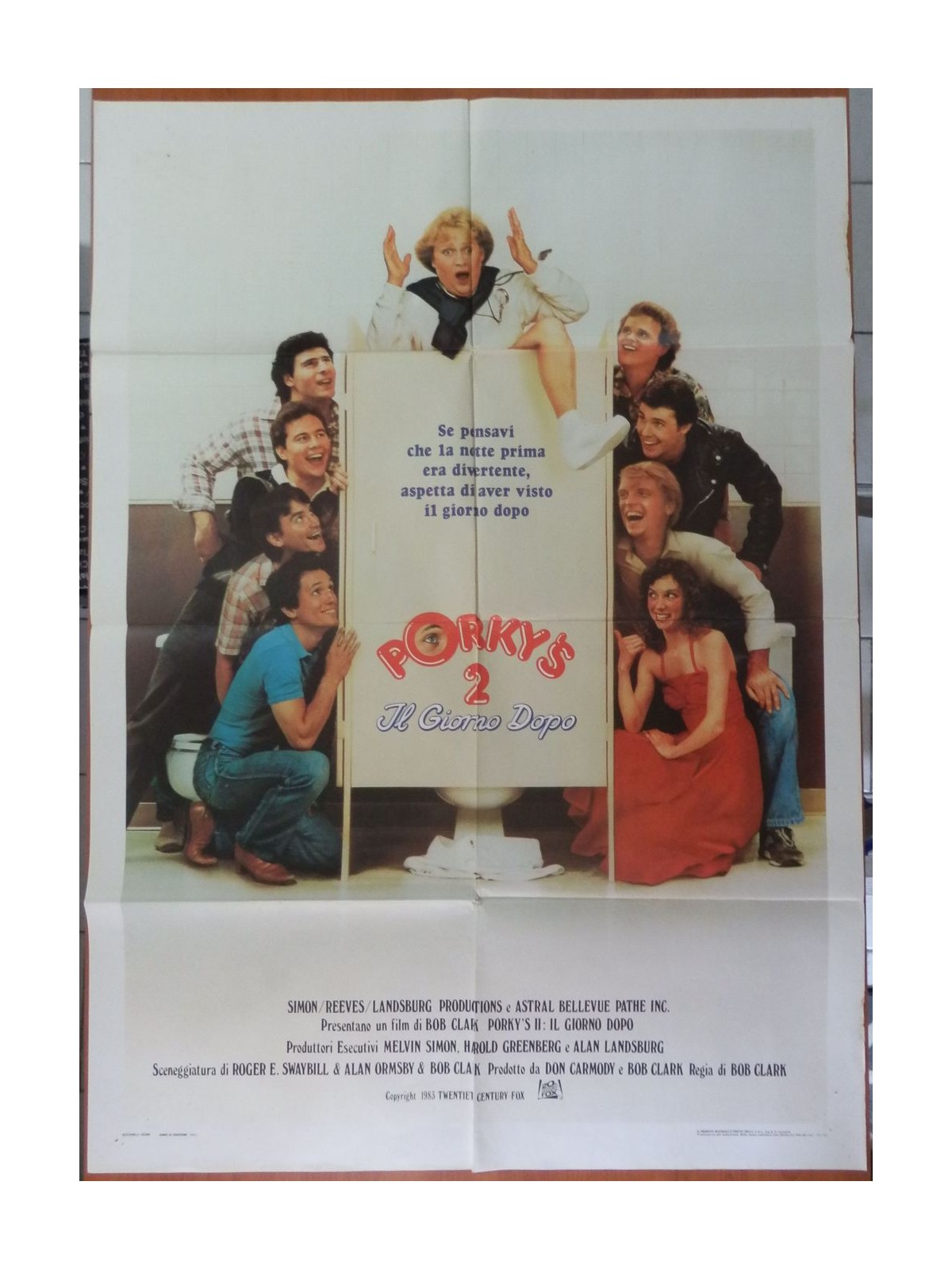PORKY'S 2 Manifesto cinematografico originale 2F