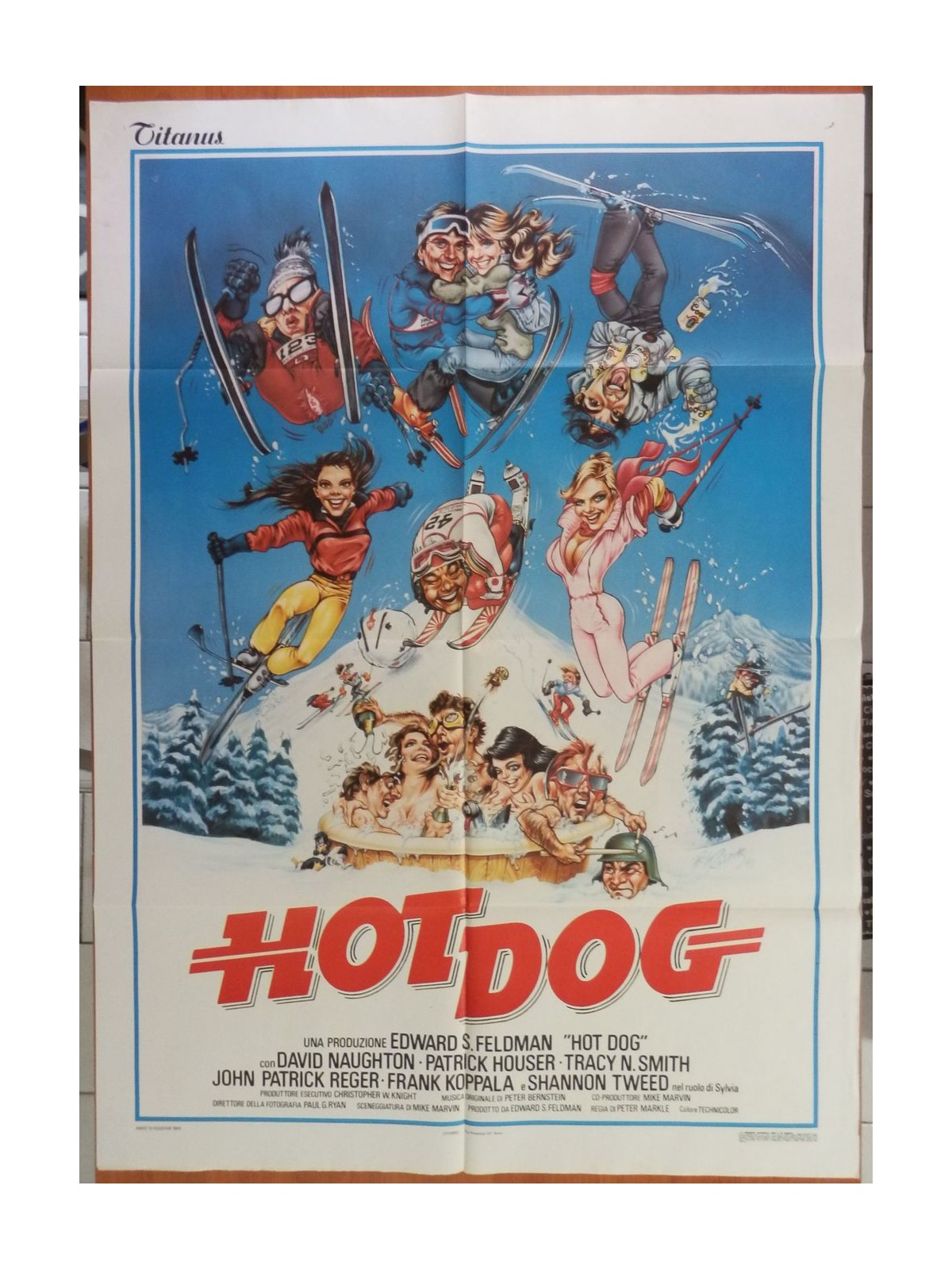 HOT DOG Manifesto cinematografico originale 2F