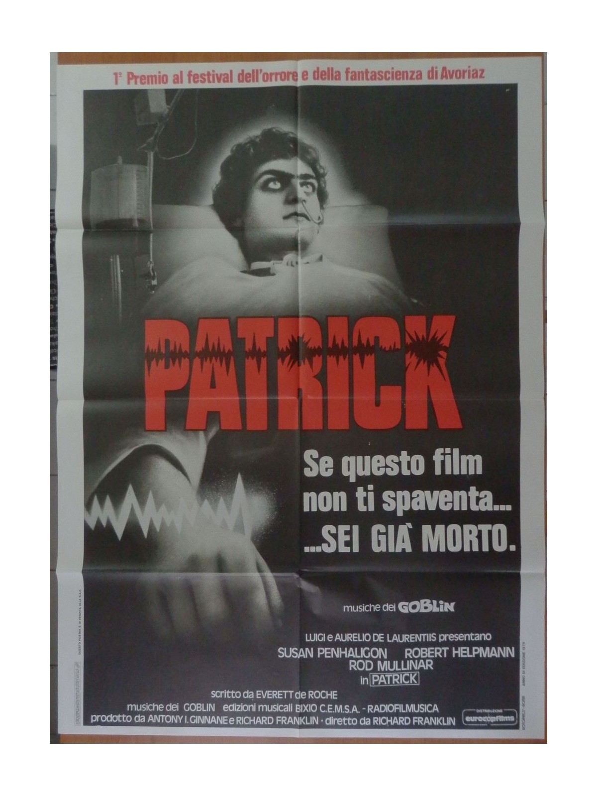 PATRICK Manifesto cinematografico originale 2F