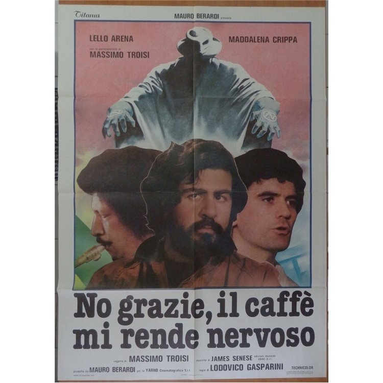 NO THANKS COFFEE MAKES ME NERVOUS Original Movie Poster 2F