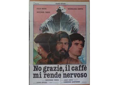 NO THANKS COFFEE MAKES ME NERVOUS Original Movie Poster 2F
