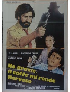 NO THANKS, COFFEE MAKES ME NERVOUS Original Movie Poster 2F