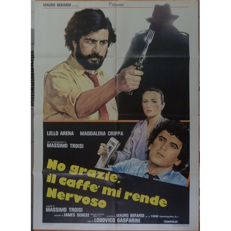 NO THANKS, COFFEE MAKES ME NERVOUS Original Movie Poster 2F