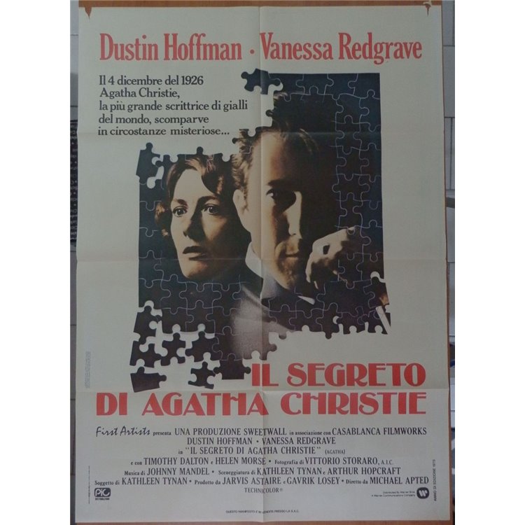 IL SEGRETO DI AGATHA CHRSTIE Manifesto cinematografico originale 2F