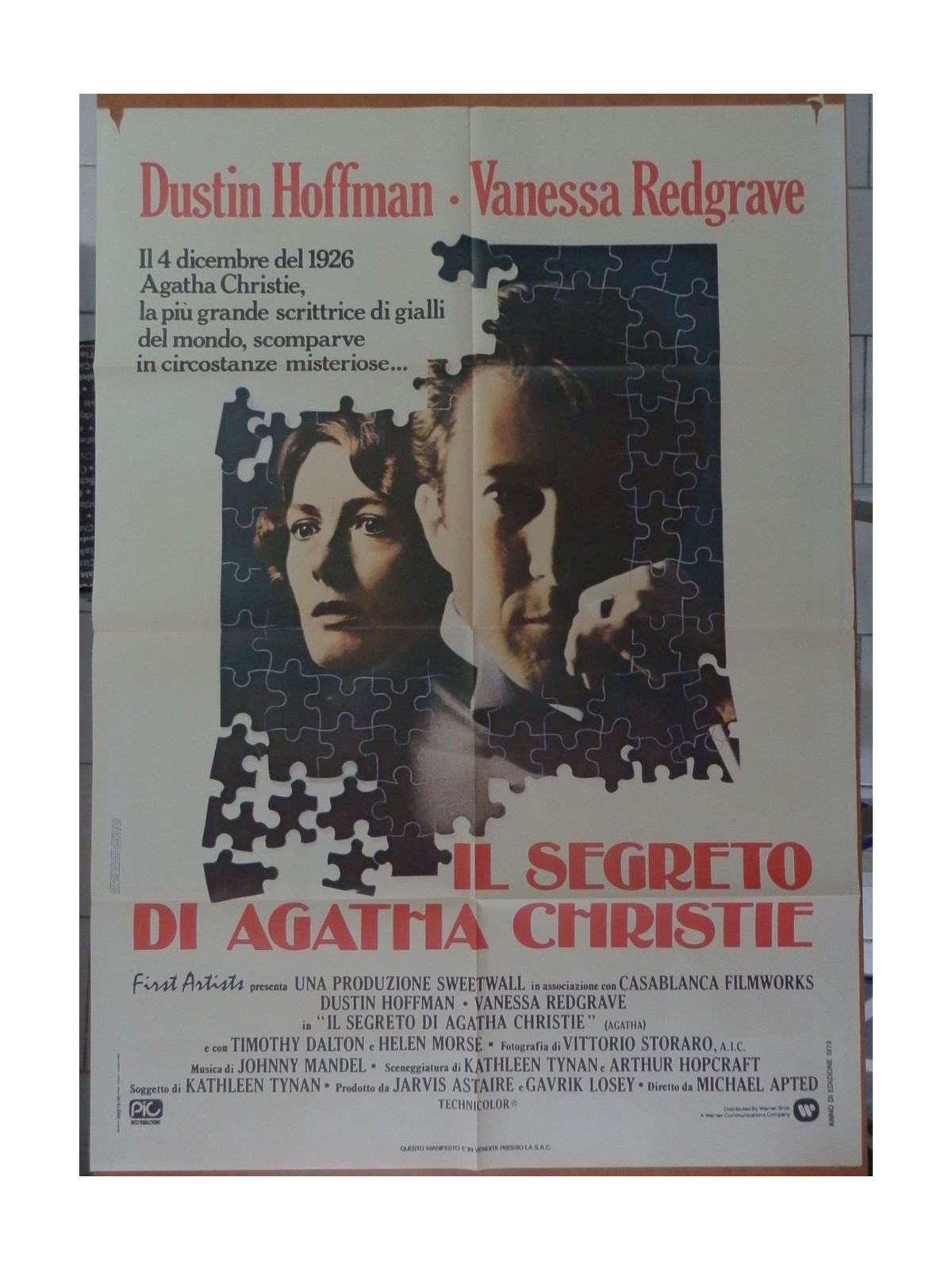 AGATHA CHRISTIE'S SECRET Original Movie Poster 2F