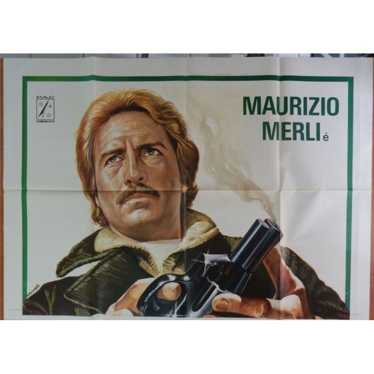 UN POLIZIOTTO SCOMODO Manifesto cinematografico originale 4F