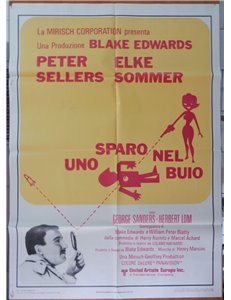 UNO SPARO NEL BUIO Manifesto cinematografico originale 2F