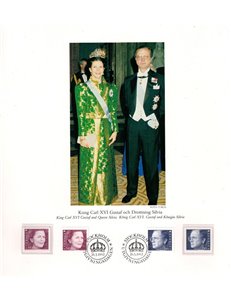 SVEZIA 1992 Folder Famiglia Reale