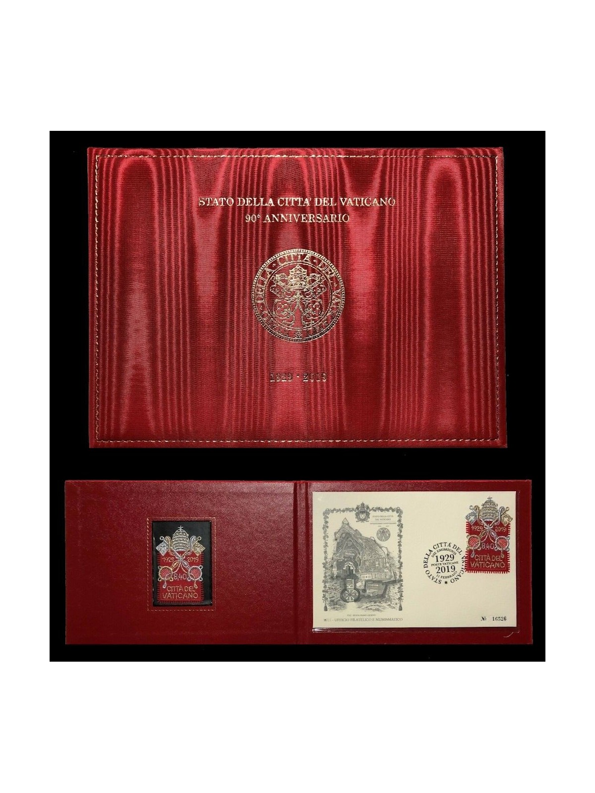 VATICANO 2019 Folder 90° Fondazione Città del Vaticano
