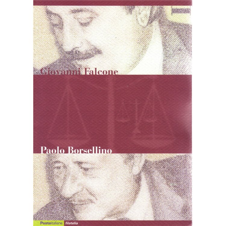 ITALIA 2002 Folder Falcone e Borsellino