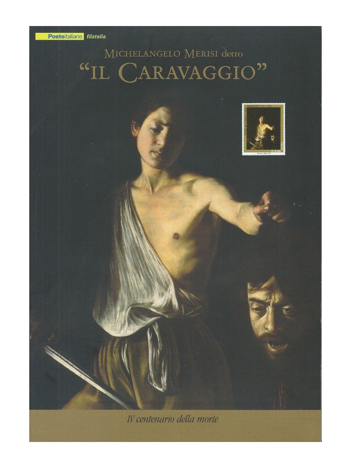ITALIA 2010 Folder Michelangelo Merisi detto Il Caravaggio
