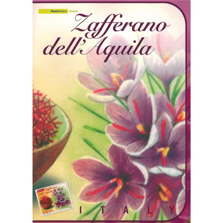 ITALY 2008 Folder Saffron from L'Aquila
