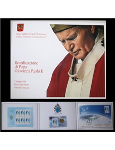 VATICANO 2011 Folder Beatificazione Papa Giovanni Paolo II