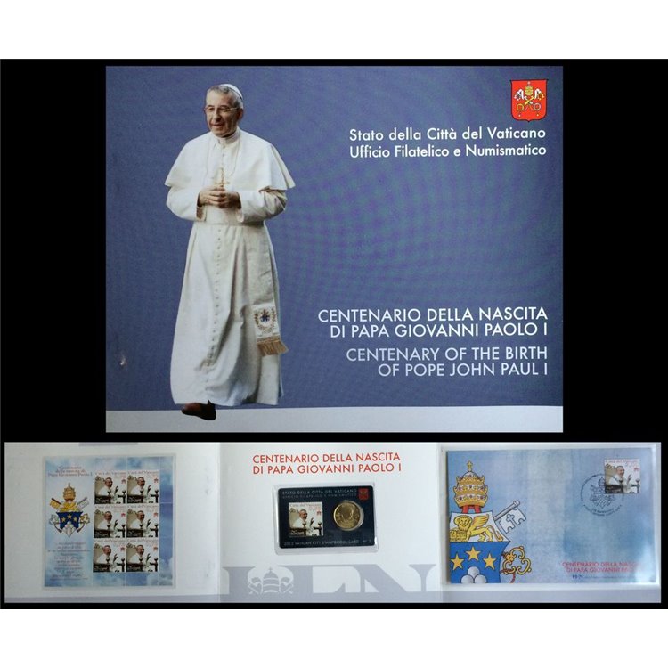 VATICAN 2012 Folder Centenary Pope John Paul I
