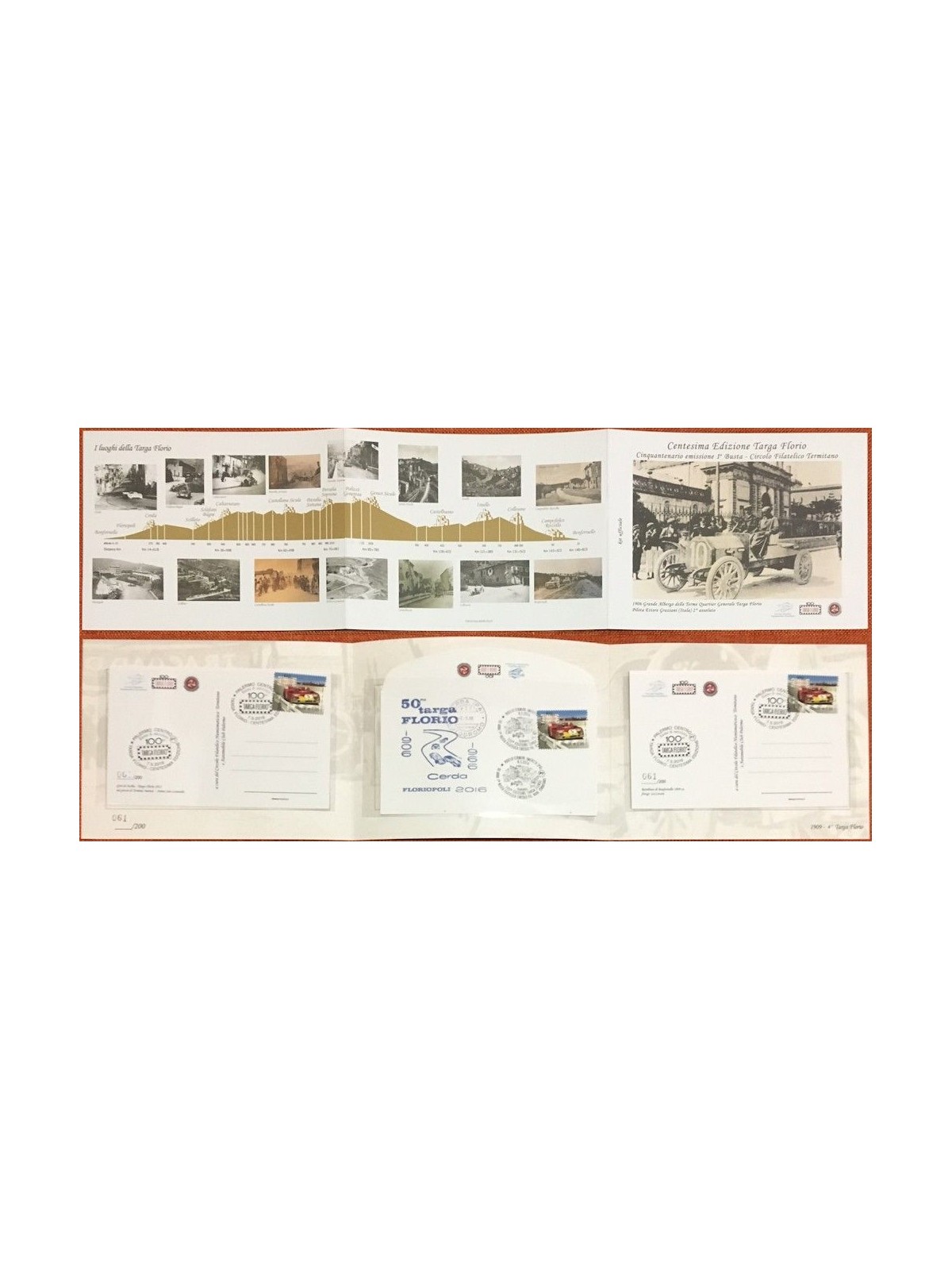 ITALY 2016 Official Folder 100th Targa Florio