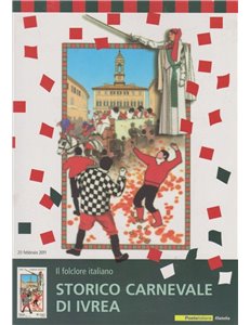 ITALIA 2011 Folder Storico Carnevale di Ivrea
