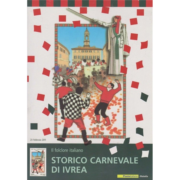 ITALY 2011 Historical Folder Carnival of Ivrea