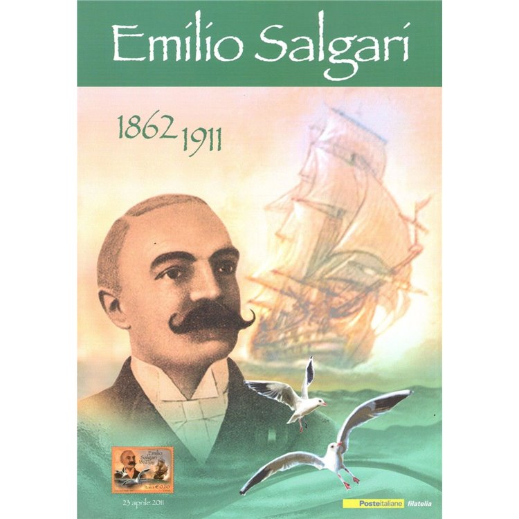 ITALIA 2011 Folder Emilio Salgari