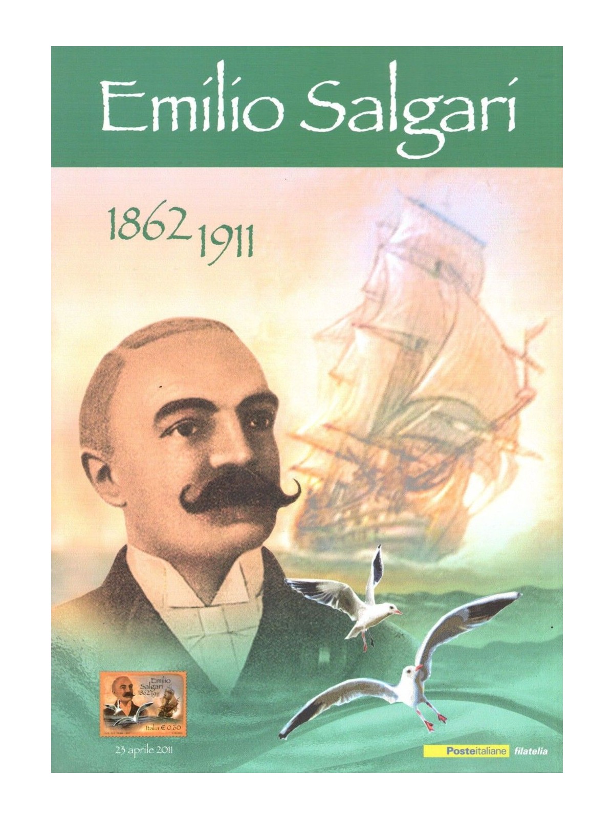 ITALY 2011 Folder Emilio Salgari
