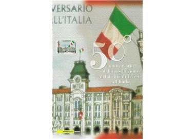 ITALY 2004 Folder 50th Anniversary of the Restitution of Trieste to Italy