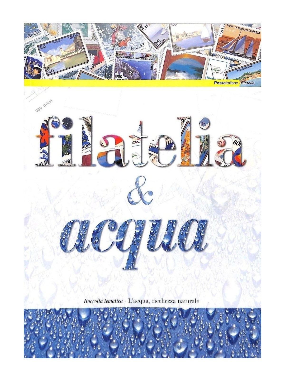 ITALY 2003 Folder Philately & Water
