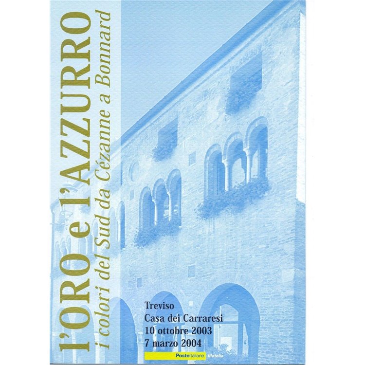 ITALIA 2003 Folder l'Oro e l'Azzurro
