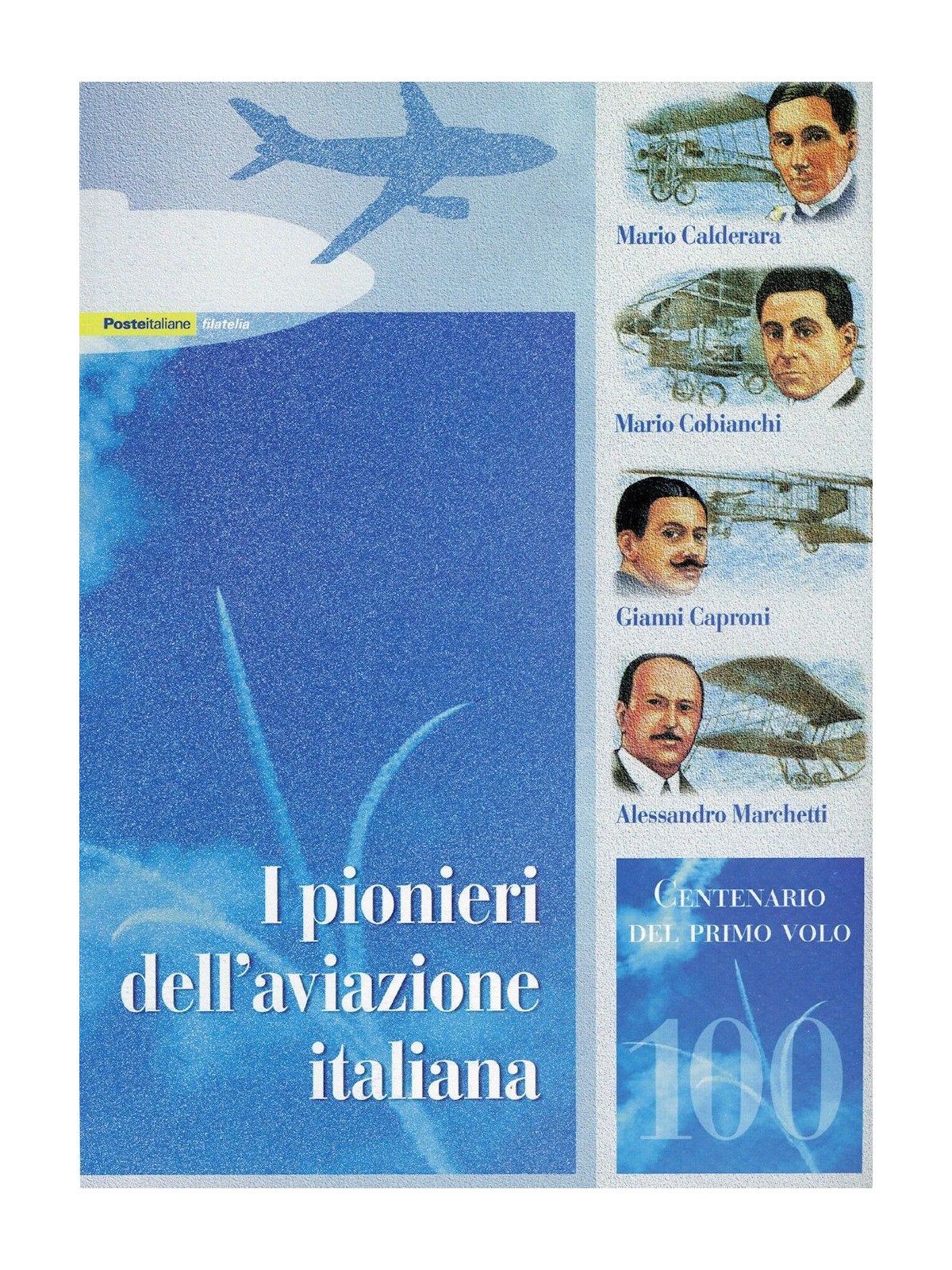 ITALY 2003 Folder Aviation Pioneers