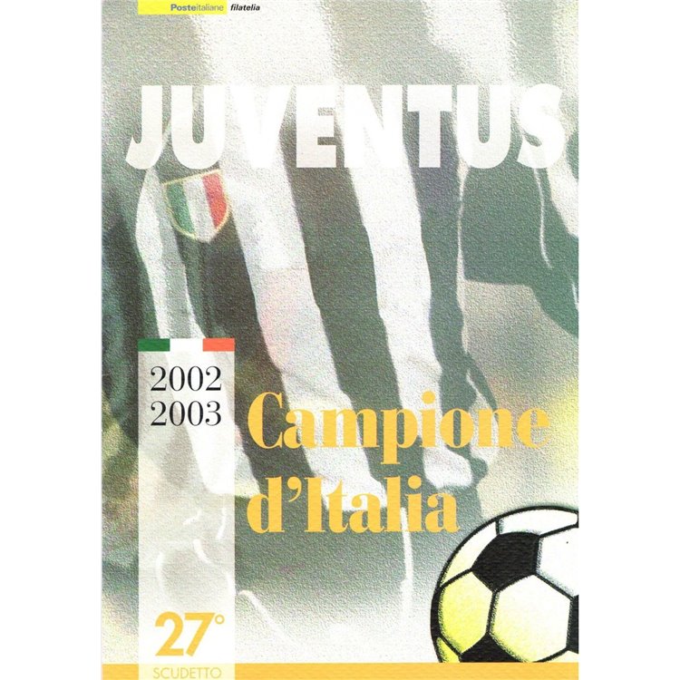 ITALY 2003 Folder Juventus Champion of Italy