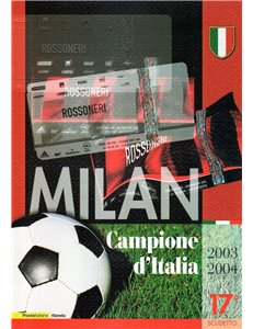 ITALIA 2004 Folder Milan Campione d'Italia