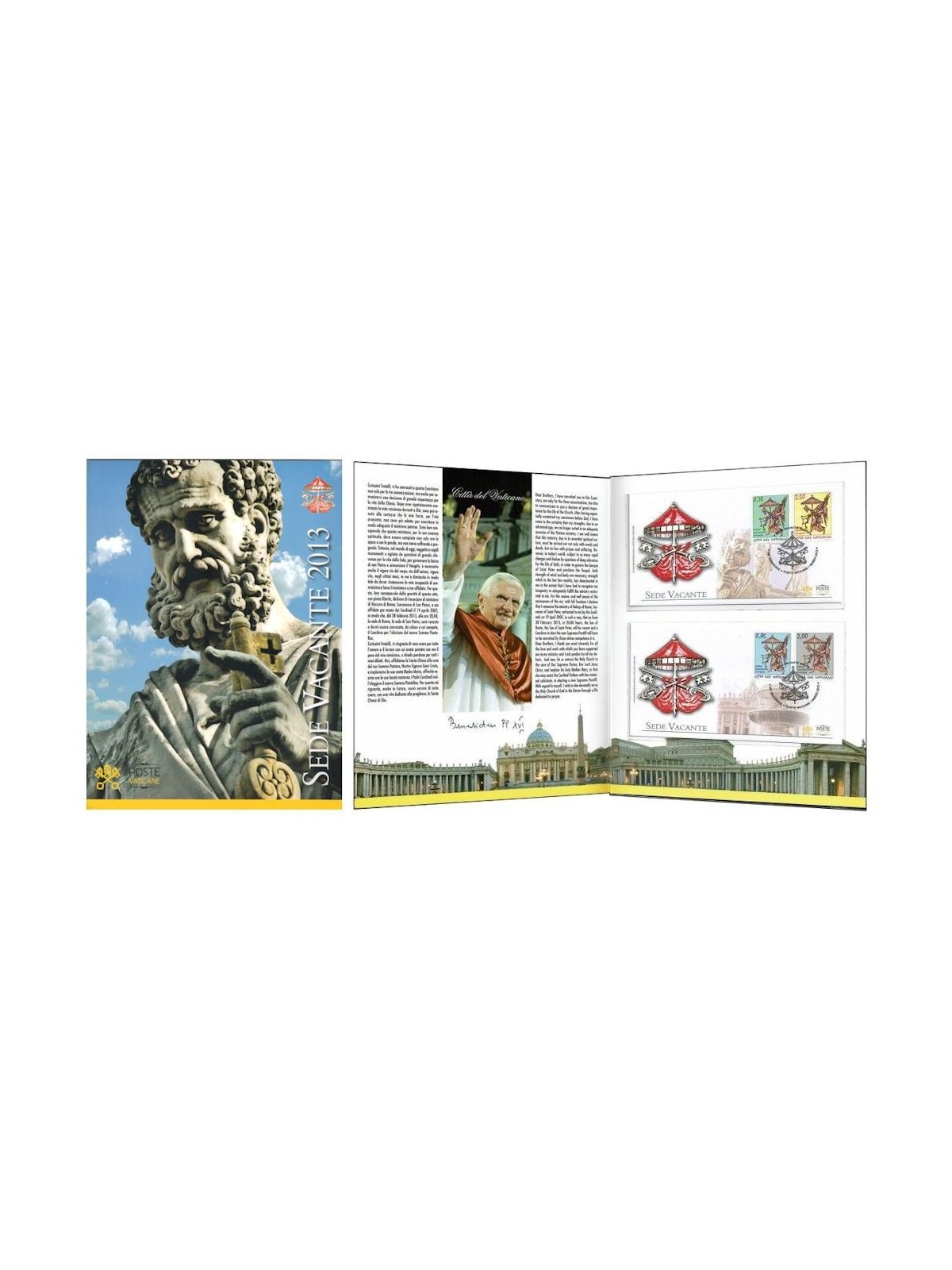 VATICAN 2013 Folder Sede Vacante