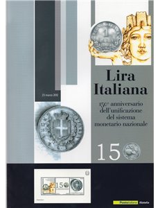 ITALIA 2012 Folder Anniversario della Lira