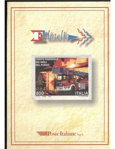 ITALY 1999 Folder National Fire Brigade Corps