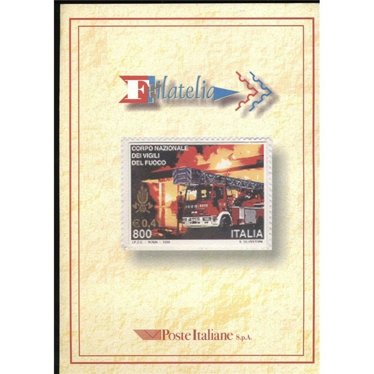 ITALIA 1999 Folder Corpo Nazionale dei Vigili del Fuoco