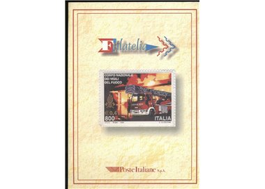 ITALY 1999 Folder National Fire Brigade Corps