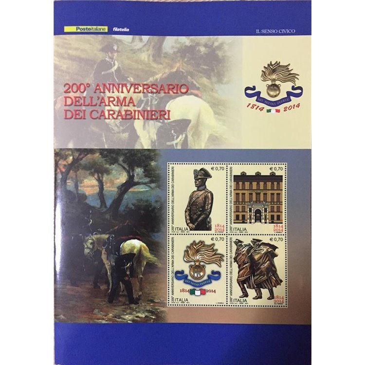 ITALY 2019 Folder 200th Anniversary of the Carabinieri