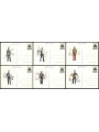 SAN MARINO 1980 Sammarinese Uniforms 6 New Postcards