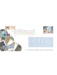 VATICAN 2011 Pope Benedict XVI and the Dome (Postal Envelope) new
