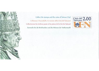 VATICANO 2012 Logo Ufficio Filatelico (Busta Postale) nuova