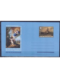 VATICAN 2012 Jubilee Year Somasco (aerogram) new