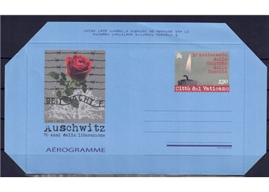 VATICAN 2015 Auschwitz (aerogram) new