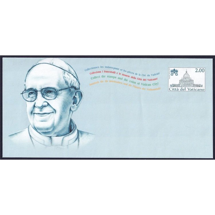 VATICANO 2014 San Pietro (Busta Postale) nuova