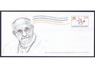 VATICANO 2015 La Pace (Busta Postale) nuova