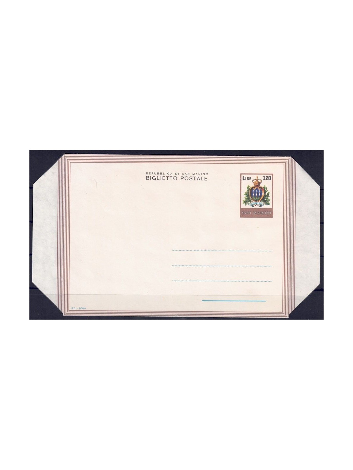 SAN MARINO 1978 Ordinario, biglietto postale nuovo
