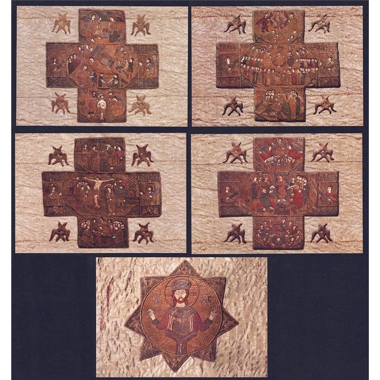 VATICANO 2004 San Nilo, 5 cartoline postali nuove