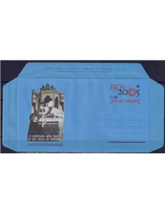 VATICAN 2005 Saint Nicholas of Tolentino, new aerogram
