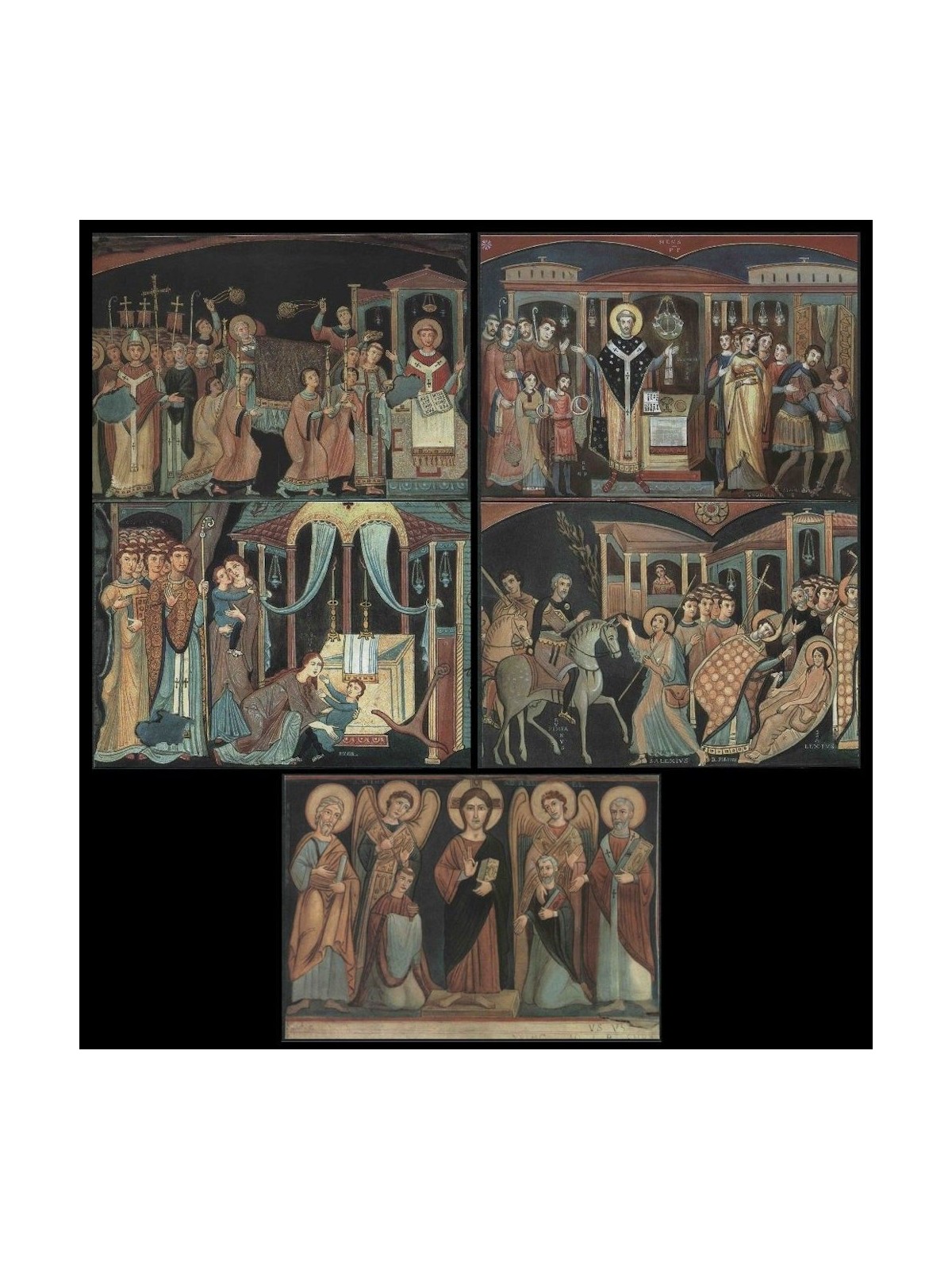 VATICAN 2007 Basilica of San Clemente, 5 new postcards