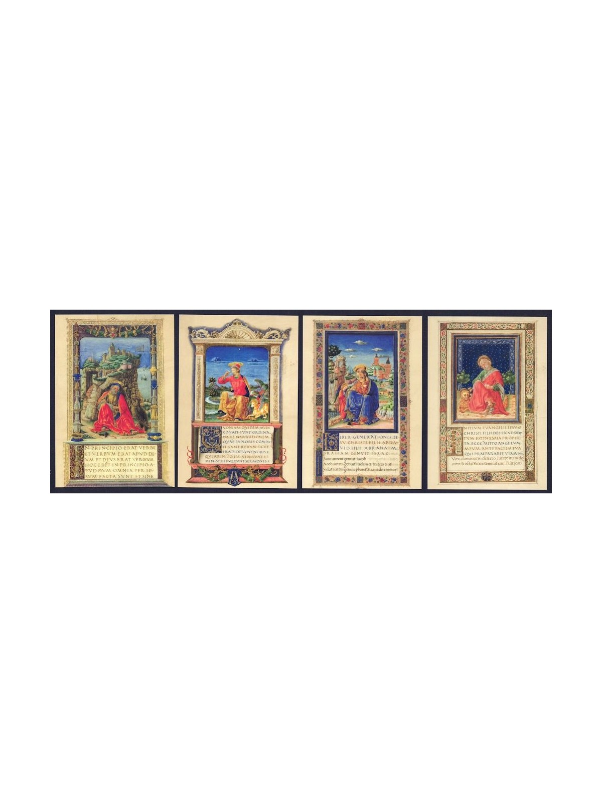 VATICAN 2008 Synod of Bishops, 4 new postcards
