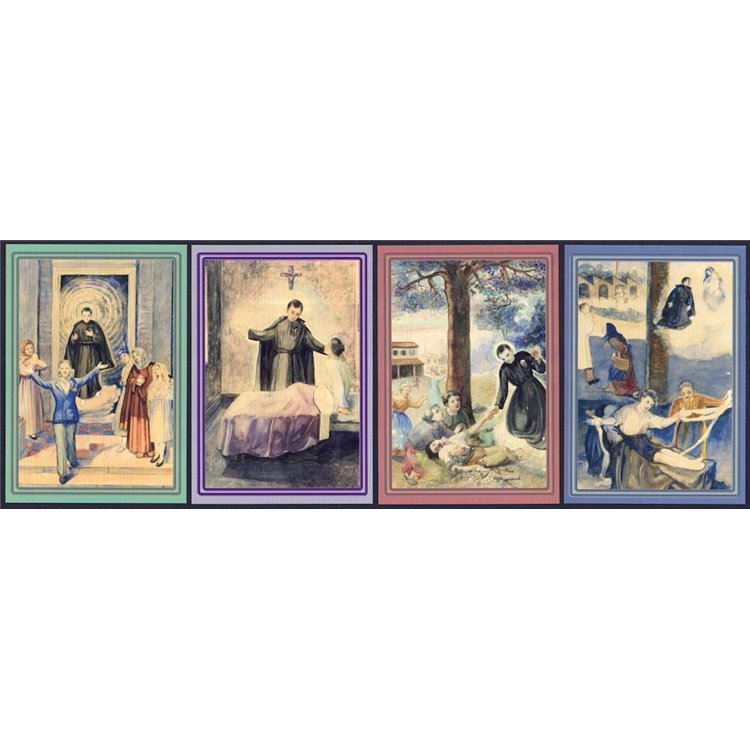 VATICAN 2011 Hall of the Immaculate Conception, 4 new postcards