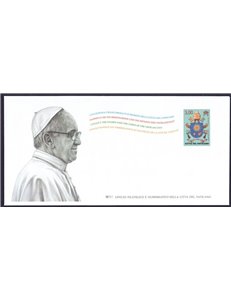VATICANO 2017 Papa Francesco (Busta Postale) nuova
